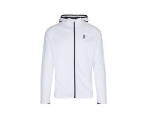 ON Chaqueta de running para hombre Climate con cremallera y capucha blanco | XL