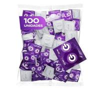 ON) Condones Chocolate I 54 mm ancho I Paquete de 100 unidades I Condones negros y con aroma a chocolate I Grosor de pared delgado de 0,07 mm I Condones veganos I Condones para hombres