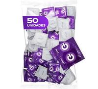 ON) Condones XX-Large | 57 mm de ancho | Paquete de 50 | Condones premium extra grandes con lubricante de silicona | Grosor de pared delgado de 0,07 mm | para hombres