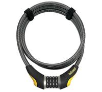 On-Guard Akita-8041 - Candado de cable combinado (18,5 x 1,2 cm), color negro