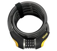 On-Guard Doberman-8030 Combo Coil Lock - Black, 18.5 x 1.5 cm 18.5x1.5 cm