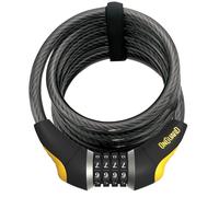 On-Guard Doberman-8031 Combo Coil Lock - Black, 18.5 x 1.2 cm 18.5x1.2 cm