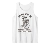 On My Way To Crochet Things and Cause Chaos Camiseta sin Mangas