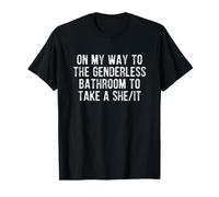 On My Way To The Genderless Bathroom To Take a She/It Camiseta