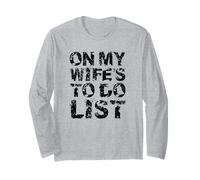 On My Wife'S Do Task List Funny Husband Marriage Humor Manga Larga