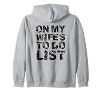 On My Wife'S Do Task List Funny Husband Marriage Humor Sudadera con Capucha