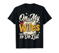 On My Wife'S To Do List Lista De Tareas Camiseta