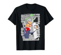 ON/Off Beethoven Piano Composer Design Camiseta