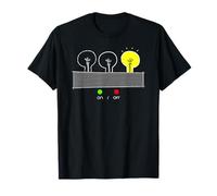 ON/Off Bright Idea Light Bulb Design Camiseta
