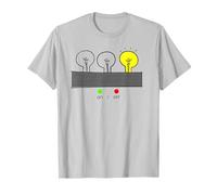 ON/Off Bright Idea Light Bulb Design Camiseta