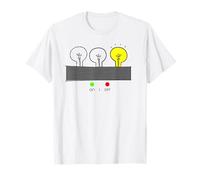 ON/Off Bright Idea Light Bulb Design Camiseta