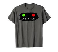 ON/Off Brush Stroke Power Symbol Design Camiseta