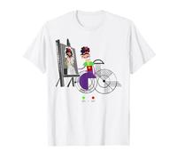 ON/Off Frida Kahlo Artistic Icon Design Camiseta