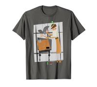 ON/Off Leonardo Da Vinci Inventor Genius Design Camiseta