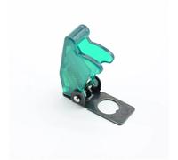 ON OFF ON ON Small SPST Toggle Switch 2pin 3pin Heavy Duty Cover Red Blue 15A 250V AC Mounting Hole 12mm 1Pcs(Green)