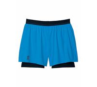 ON Pantalón corto de running Performance 2/1 para hombre azul | XL
