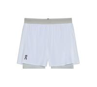 ON Pantalón corto de running Performance 2/1 para hombre blanco | XL