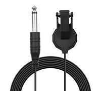 on Pastilla transductora de instrumentos con conector de 1 4 pulgadas y 2 cables para guitarra acústica, violín, mandolina, ukelele