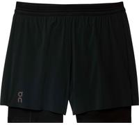 On - Ropa para trail running - 5" Performance 2/1 Shorts Black - Talla XL - Negro Negro XL