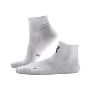 Calcetines de running on core run sock mid 2p blanco 39 - 42.5