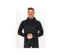 ON Chaqueta de running para hombre Climate con cremallera y capucha negro | S