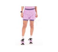 On-Running pantalón corto Performance 2 en 1 M Rosa