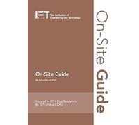 On-Site Guide (BS 7671:2018+A2:2022): 1 (Electrical Regulations)