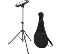 On-Stage DFP5500 - Almohadilla de práctica para batería - Eleva tus habilidades de batería, almohadilla de silicona premium, soporte resistente, práctica bolsa de transporte, diseñada para bateristas