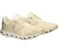 On Tenis Cloud 6 para mujer, Castor/marfil, talla 5