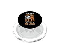 On The Eighth Day God Created Golden Retrievers and Smiled PopSockets PopGrip para MagSafe