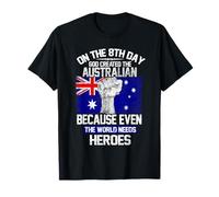 On The Eighth Day God Created The Australian Pride Heroes Camiseta