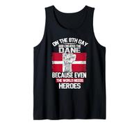 On The Eighth Day God Created The Dane Pride Heroes Camiseta sin Mangas