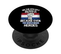On The Eighth Day God Created The Dutch Heroes Holland PopSockets PopGrip Adhesivo