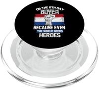 On The Eighth Day God Created The Dutch Heroes Holland PopSockets PopGrip para MagSafe