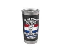 On The Eighth Day God Created The Dutch Heroes Holland Vaso térmico de acero inoxidable de doble pared