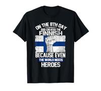 On The Eighth Day God Created The Finnish Pride Heroes Camiseta