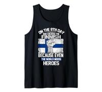 On The Eighth Day God Created The Finnish Pride Heroes Camiseta sin Mangas