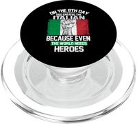 On The Eighth Day God Created The Italian Pride Heroes PopSockets PopGrip para MagSafe