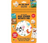 On the Farm Jelly Sticker Activity Pad: With 40 Reusable Stickers, 2 Silicone Sticker Sheets, 4 Activity Pages and 1 Fold-Out Play Scene (Dover Kids Activity Books)