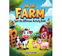 ON THE FARM Spot the Difference Activity Book Fun and Educational Puzzles for Kids
