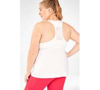 On-the-Go Built-In Tank Fabletics Blanco Womens 1X plus