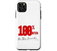 On The Inside I'm 100% Bitch 4B Movement Regalos para mamá Oso Carcasa para iPhone 11 Pro MAX