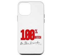 On The Inside I'm 100% Bitch 4B Movement Regalos para mamá Oso Carcasa para iPhone 12 Mini