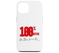 On The Inside I'm 100% Bitch 4B Movement Regalos para mamá Oso Carcasa para iPhone 13