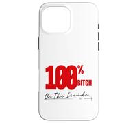 On The Inside I'm 100% Bitch 4B Movement Regalos para mamá Oso Carcasa para iPhone 16 Pro MAX