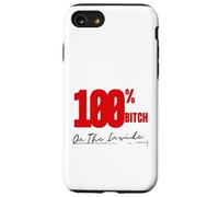 On The Inside I'm 100% Bitch 4B Movement Regalos para mamá Oso Carcasa para iPhone SE (2020) / 7/8