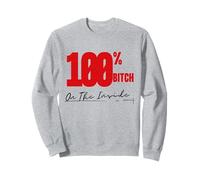On The Inside I'm 100% Bitch 4B Movement Regalos para mamá Oso Sudadera