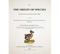 On The Origin of Species Title Page Charles Darwin Book (13cm x 18cm)