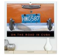 On the road in Cuba (hochwertiger Premium Wandkalender 2026 DIN A2 quer), Kunstdruck in Hochglanz: US-Oldtimer aus den 50er Jahren: Alltag auf den Straßen Kubas