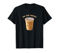 On The Rocks - Amante del café Helado Camiseta